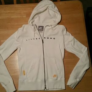 Nike Livestrong zip-up sweatshirt